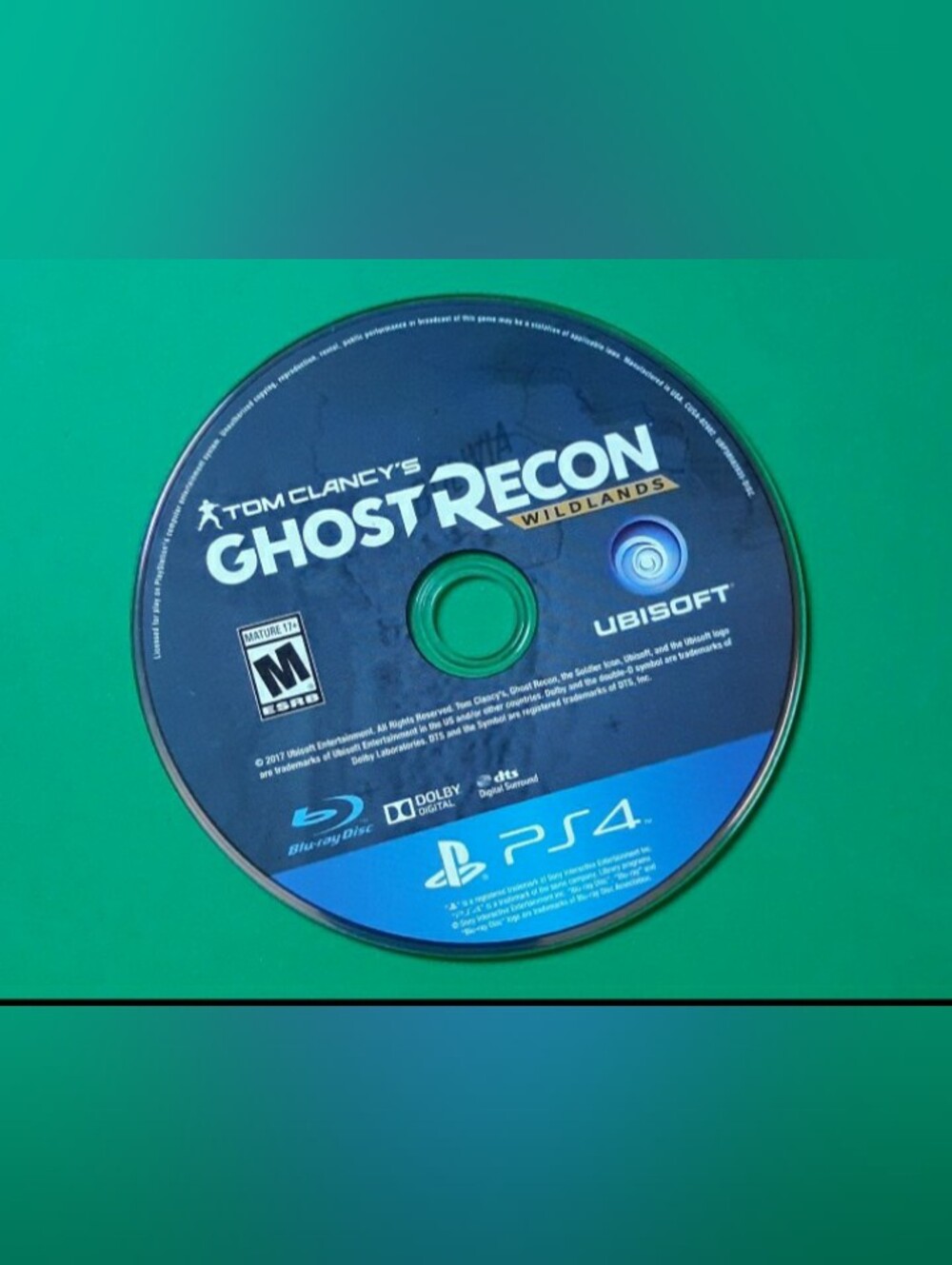 Tom Clancy's Ghost Recon Wildlands () - Blue PS4 Game Disc